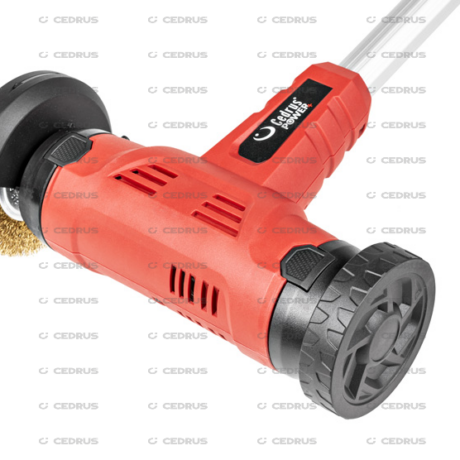 Terasside ja tänavasillutiste puhastustööriist akuga Cedrus