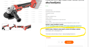 akutööriistad makita, dewalt bosch cedrus