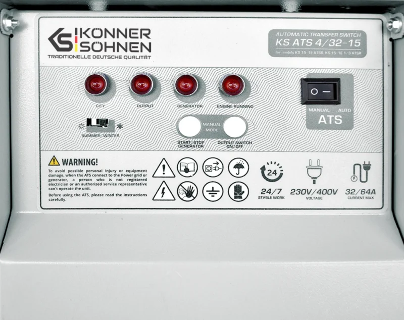 Automaatne ülekandelüliti Könner & Söhnen KS ATS 4/32-15