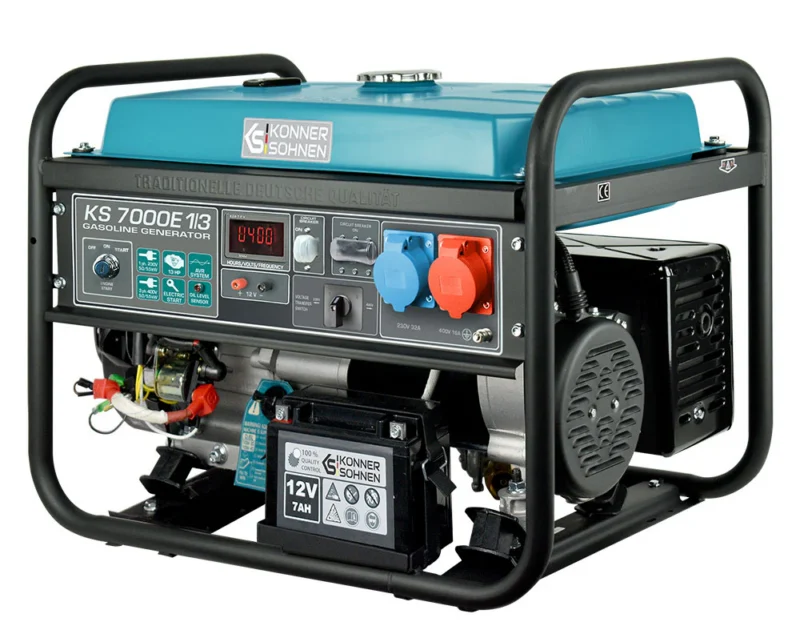Bensiinigeneraator Könner & Söhnen KS 7000E 1/3