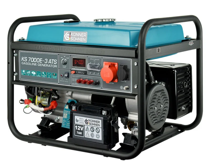 Bensiinigeneraator Könner & Söhnen KS 7000E-3 ATS