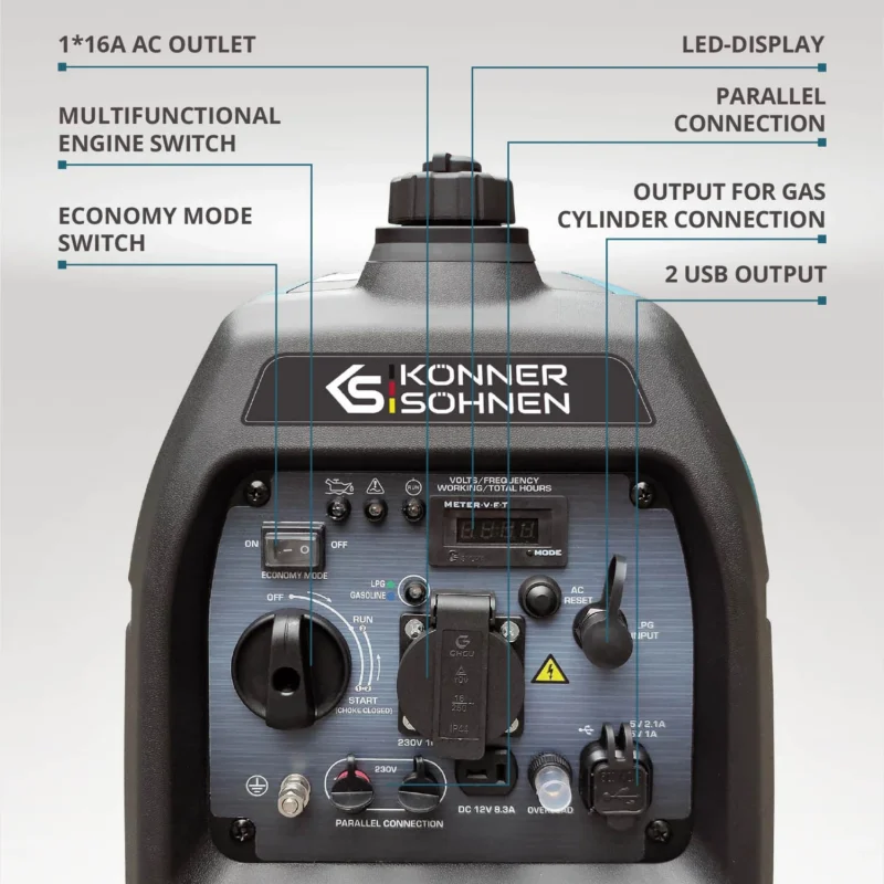 Invertergeneraator Könner & Söhnen KS 3100iG S