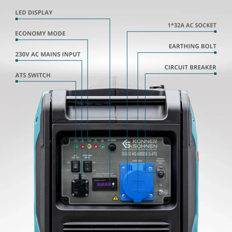 Invertergeneraator Könner & Söhnen KS 6000iE S ATS