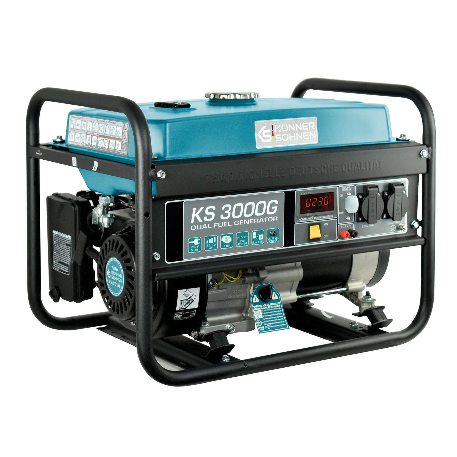 LPG/Bensiinigeneraator Könner & Söhnen KS 3000G LPG/Bensiinigeneraator Könner & Söhnen KS 3000G