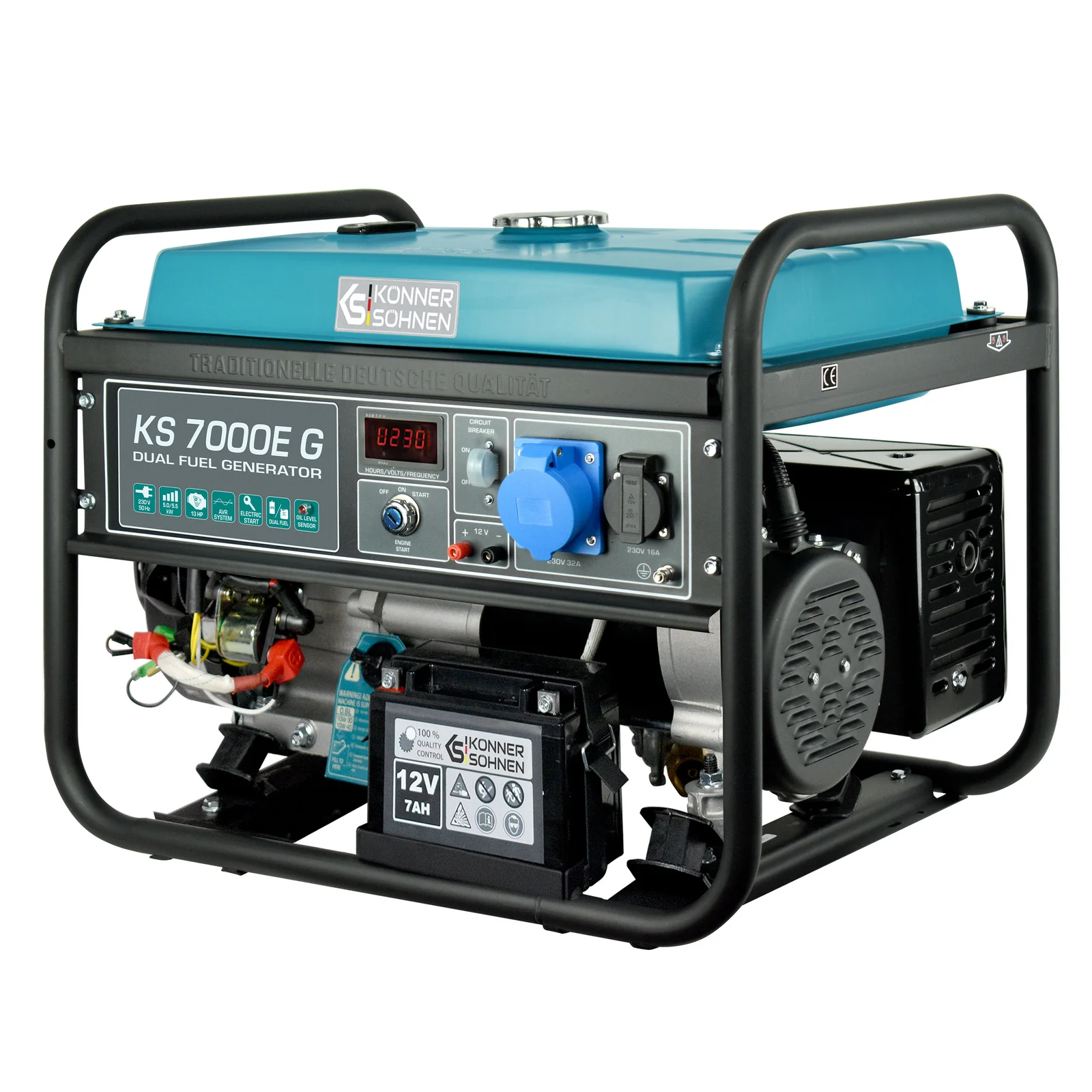 LPG/Bensiinigeneraator Könner & Söhnen KS 7000E G LPG/Bensiinigeneraator Könner & Söhnen KS 7000E G