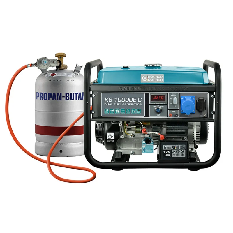 LPG/Bensiinigeneraator Könner & Söhnen KS 10000E G