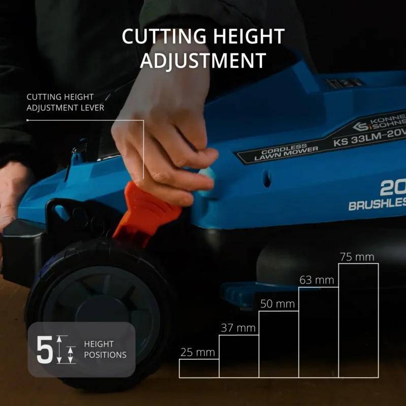 Könner & Söhnen akutoitega muruniiduk KS 33LM-20V