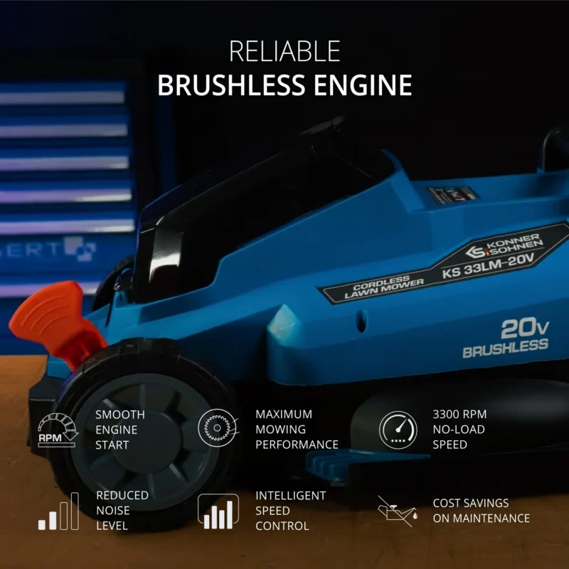 Könner & Söhnen akutoitega muruniiduk KS 33LM-20V