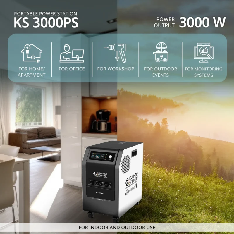 Könner & Söhnen kaasaskantav jõujaam KS 3000 PS