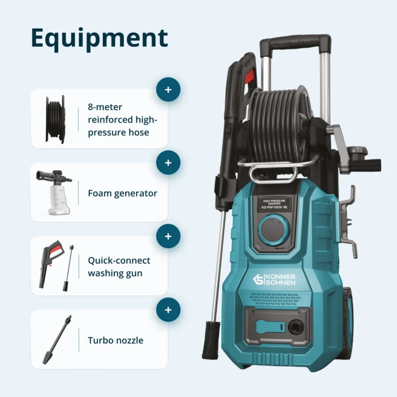 Survepesur Könner & Söhnen KS PW160V-BL