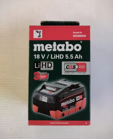 Metabo LIHD18V5.5AH AKU 18V 5.5Ah LiHD