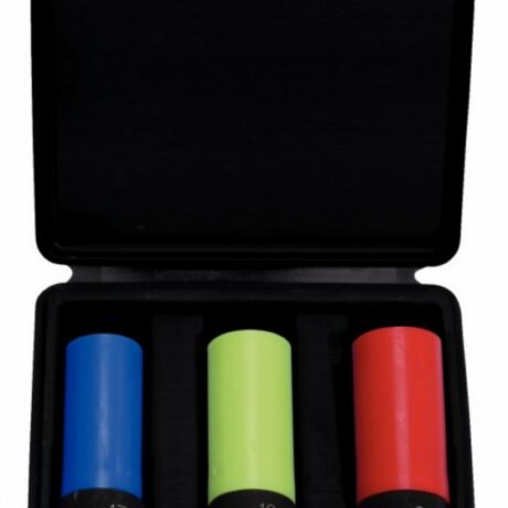 1/2" alumiiniumvelgede löökpadrunite komplekt, 3 osa, KS Tools