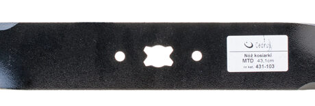 Mower blade MTD 43.1cm bow-tie