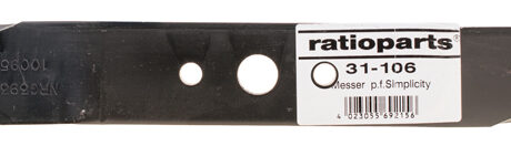 Mower blade Simplicity 41.0 right cut mulching blade