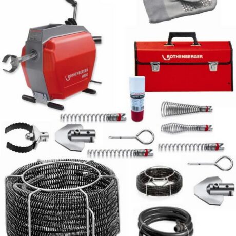 Torupuhastaja -150mm R600 komplekt 16mm+22mm spiraalidega, Rothenberger