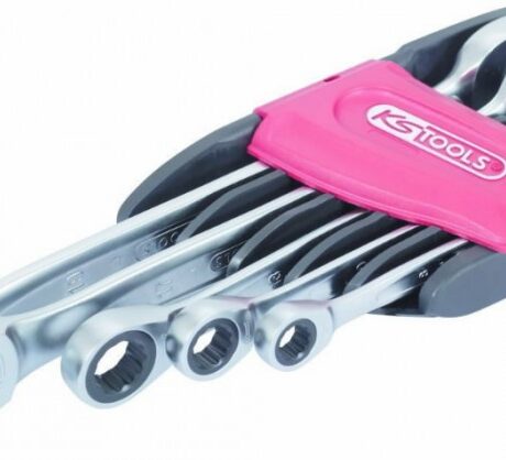 Lehtsilmusnarre komplekt 5osa GEARplus, sirged, 8-19mm, KS Tools