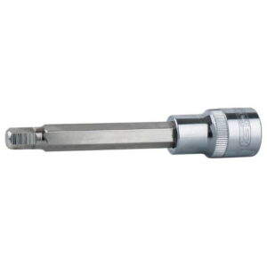 Otsakupadrun pikk Hex  1/2" CHROMEplus, riputussildil 7mm, KS Tools