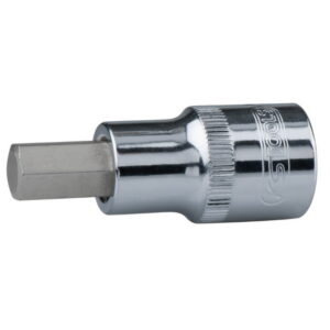 Otsakupadrun 6-kanti  1/2" CHROMEplus, riputussildil 4mm, KS Tools