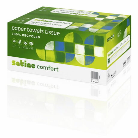 Lehtpaber Comfort/ 2-kihti/ 25x23 cm/ 3200 lehte PT3, Satino