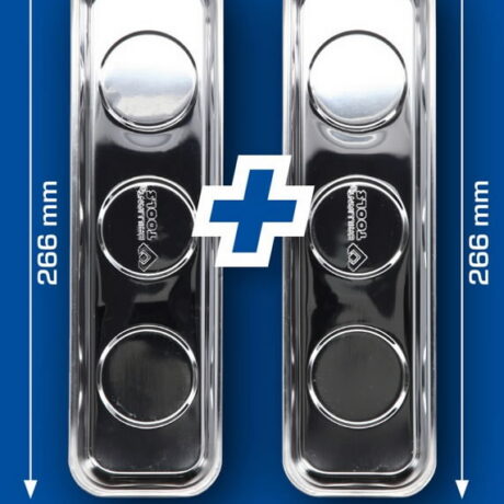 Magnetkauss, roostevaba teras, 2tk, 266x65mm, Brilliant Tools