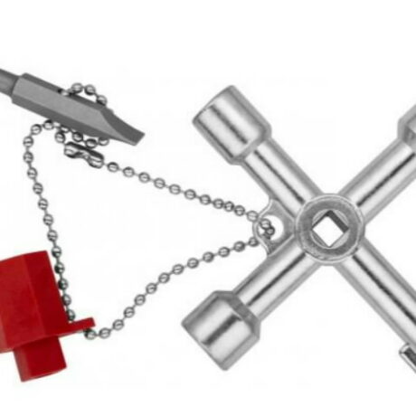 Võti kilbiuksele nelikant 5,6,8mm, Knipex