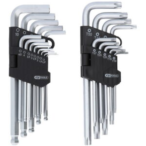L-tihvtvõtmete komplekt Torx sisekuuskant 22 osa, KS Tools
