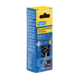 Neet alumiinum Al 4,0x12mm 50tk + Drill C, Rapid
