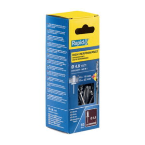 Neet alumiinum Al 4,8x25mm 50tk + Drill C, Rapid