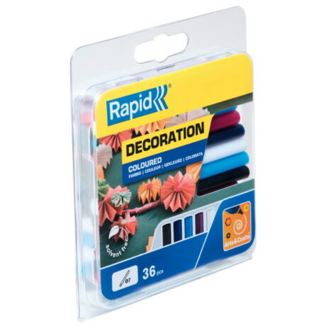 Liimipulgad 7x94mm, 5 värvi, 125g, Rapid