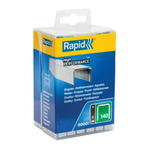 Klambrid 140/6 5000tk, 10,6x1,3mm, roheline, plastkarbis, ts, Rapid