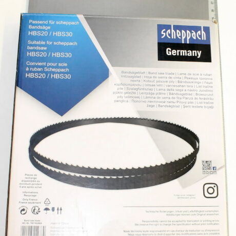 Lintsaelint HBS20/30 1400 x 6.4 x 0.4 mm / 6 TPI, Scheppach