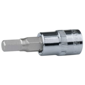 Otsakupadrun 6-kanti  1/4" CHROMEplus 6mm, KS Tools