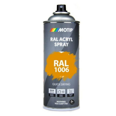 Spreivärv RAL 1006 kollane läikiv 400ml, Motip