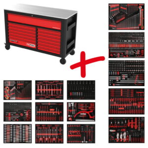 Tööriistakäru Performanceplus P45, 950 osa, KS Tools