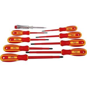 VDE kruvikeerajate komplekt  lapik ja PH Phillips 9 osa, Brilliant Tools
