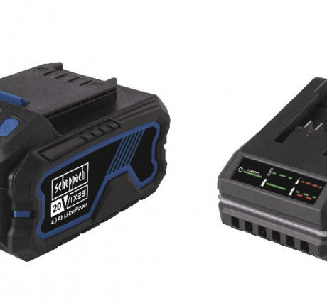 Komplekt SBSK4.0 Starterkit 2: 4,0Ah aku + 2,4A laadija, Scheppach