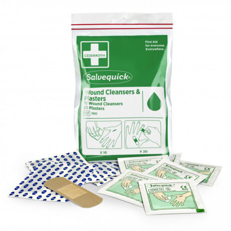 Haavapuhastuskomplekt plaastritega, Cederroth