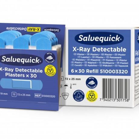 Plaastri täitepakend plaastriautomaati, x-ray sinine, pakk, Cederroth