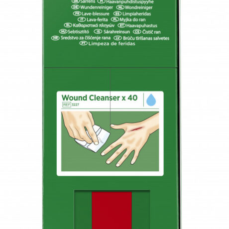 Haavapuhastuslapid, täitepakk, (0,9% NaCl), 40 tk, Cederroth