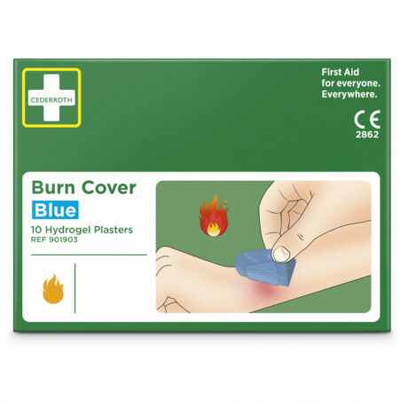 Põletushaava plaastrid, sinine, 10 pcs, Cederroth