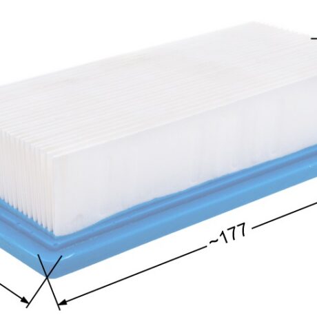 Õhufilter B&S lame 7-11HP I/C 178 x 89 x 38 mm