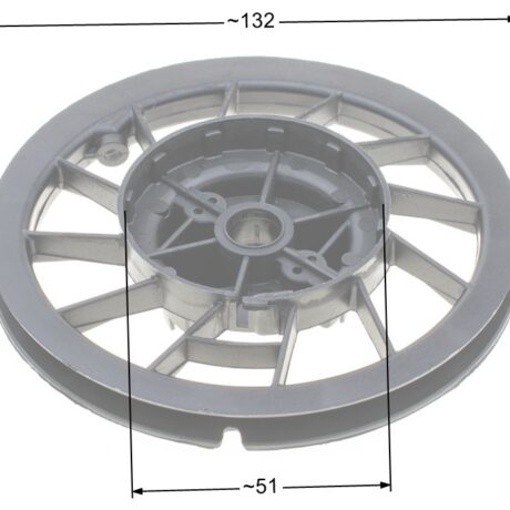 Recoil starter reel B&S Quantum plastic starter pawls no spring