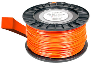 Trimmer line 2.7/170m square orange
