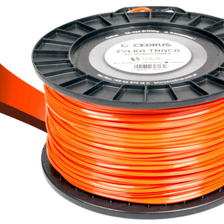 Trimmer line 2.7/170m square orange