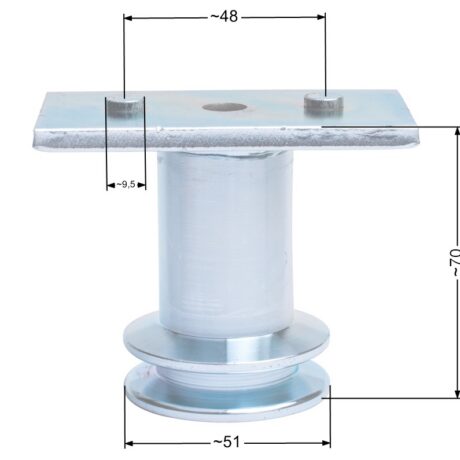 Blade adapter Partner lawn mower 553 Jet55S