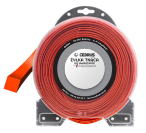 Trimmer line 2.7/57m square orange