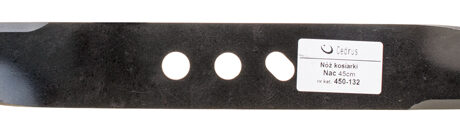 Mower blade NAC Hecht Hortmasz C460 S460V W460VH 45.2cm lifting blade