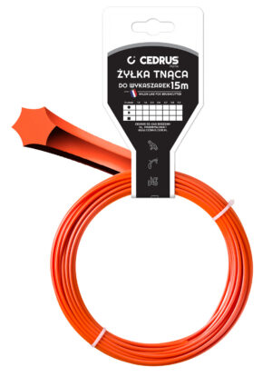 Trimmer line 2.7/15m /packaged/ starline orange