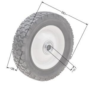 Wheel for lawn mowers 150mm with bearing