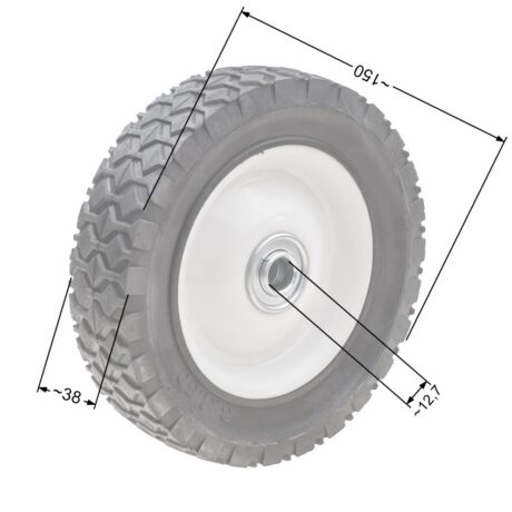 Wheel for lawn mowers 150mm with bearing